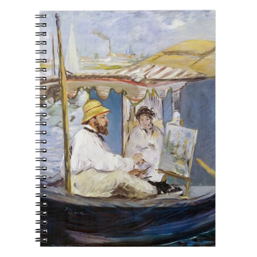 Carnet Edouard Manet - Monet dans son Studio Boat (Devant)