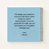 Carnet EDS and Dysautonomia Personalized Spiral Notebook (Dos)