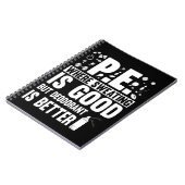 Carnet Éducation physique PE Enseignant plaisanter (Côté gauche)