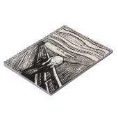 Carnet Edvard Munch La Lithographie De Cri Imprimer Célèb (Côté gauche)