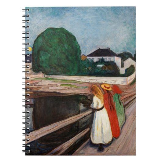 Carnet Edvard Munch - Les filles sur le pont (Devant)
