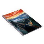 Carnet Edvard Munch - Maladie d'humeur au coucher du sole (Côté Droit)