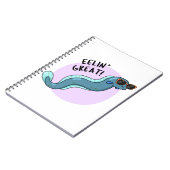 Carnet Eelin Great Funny Slippery Eel Pun (Côté gauche)