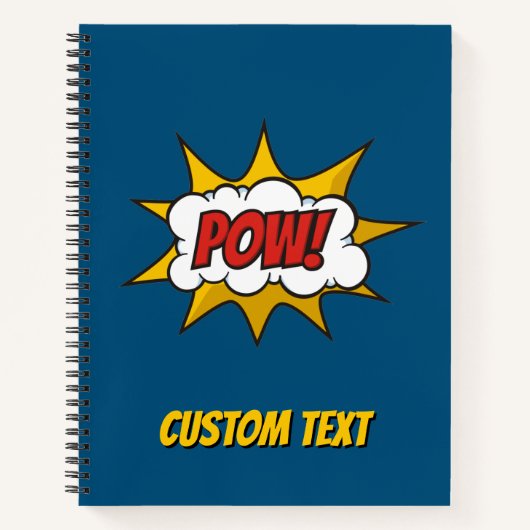 Carnet Effet audio comique Pow (Devant)