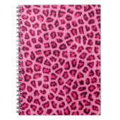 Carnet Effet de fourrure moelleuse de peau de léopard à l (Devant)