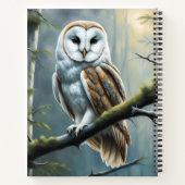 Carnet Effraie des Barns dans la Forêt (Dos)