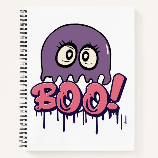 Carnet Effrayant Boo (Devant)