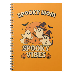 Carnet Éffrayant Cute Retro Ghosts Halloween