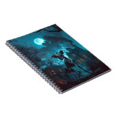 Carnet éffrayant de squelette d'Halloween (Côté Droit)