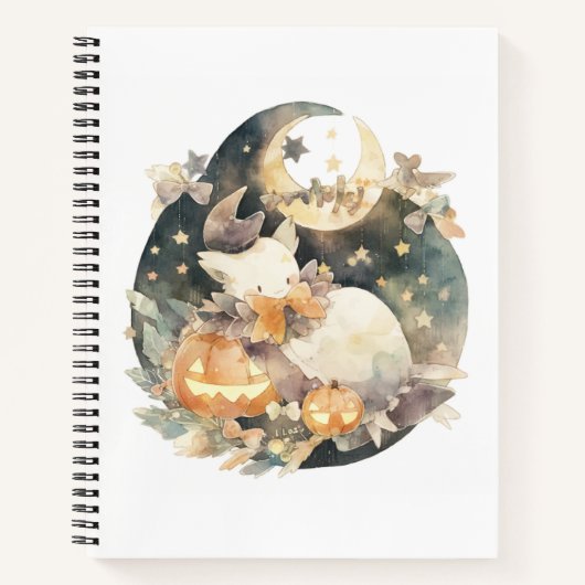 Carnet éffrayant esprit mignon (Devant)