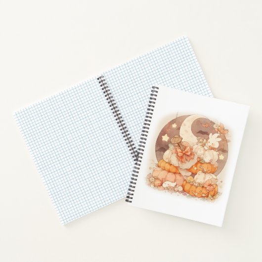 Carnet éffrayant esprit mignon (Intérieur)