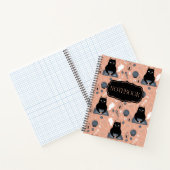 Carnet Éffrayant Fantômes de chat Halloween (Intérieur)