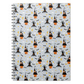 Carnet Éffrayant Halloween Grey (Devant)