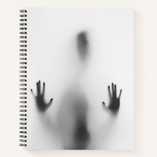 Carnet Éffrayant Halloween l'ombre du corps (Devant)