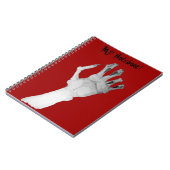 Carnet Effrayant monstre main avec de longs ongles art (Côté gauche)