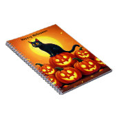 Carnet Éffrayante nuit d'automne avec des citrouilles bri (Côté Droit)