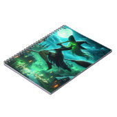Carnet Éffrayante verdure Halloween sorcière (Côté gauche)