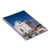 Carnet Eglise blanche sur la plage près de la mer Egée su (Côté Droit)