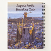 Carnet Église catholique de la Sagrada Familia, Barcelone (Dos)