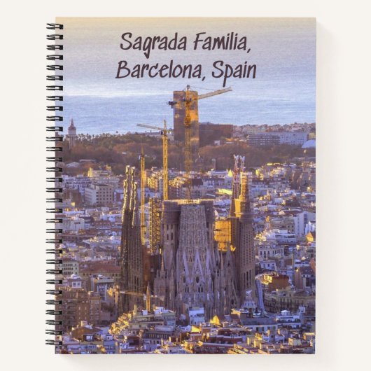 Carnet Église catholique de la Sagrada Familia, Barcelone (Devant)