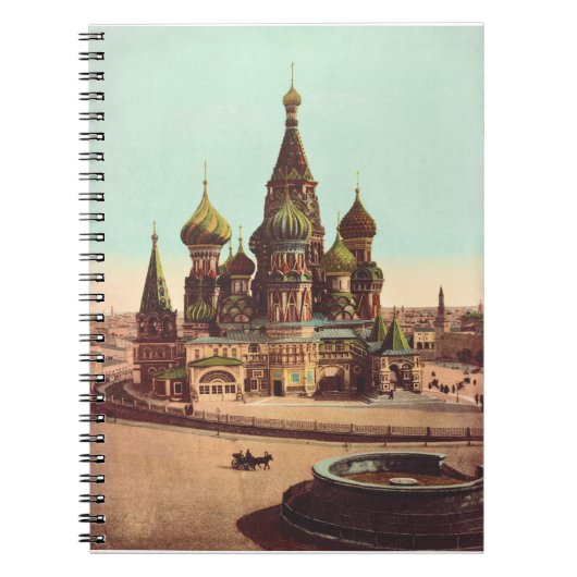 Carnet Église St. Basil, place Rouge Moscou (Devant)
