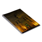 Carnet Égypte, Abu Simbel, Façade éclairée du petit (Côté Droit)