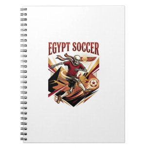 Carnet Égypte Football Squelette Buteur Nations Sport Pre