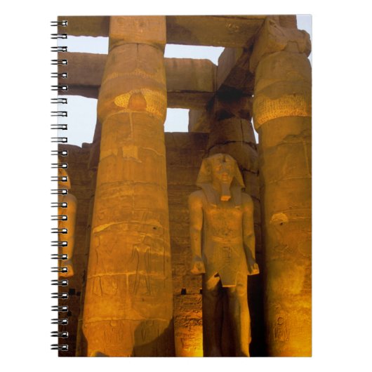 Carnet Égypte, Louxor.  Temple de Karnak. (Devant)