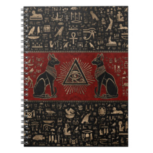 Carnet Egyptian Cats and Eye of Horus