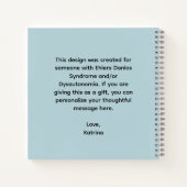 Carnet Ehlers Danlos Spoonie Spiral Notebook (Dos)