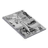 Carnet Eiffel vintage français (Côté Droit)