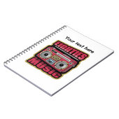 Carnet Eighties Music Stéréo (Côté gauche)