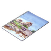 Carnet Eilean Donan Castle Watercolor Painting (Côté gauche)