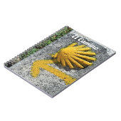 Carnet El Camino de Santiago de Compostela, Espagne, coqu (Côté gauche)