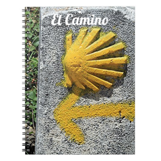 Carnet El Camino de Santiago de Compostela, Espagne, coqu (Devant)