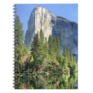 Carnet El capitan au-dessus de la rivière Merced - vallée