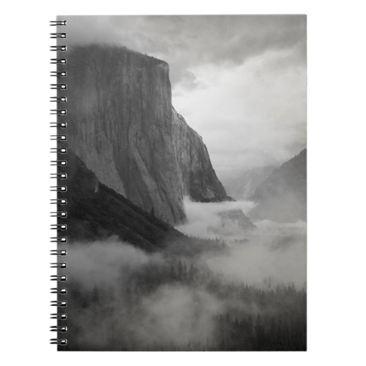 Carnet El Capitan avec brume tourbillonnante (Devant)