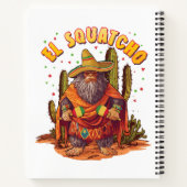 Carnet El Squatcho Bigfoot avec Maraca, Sombrero et Ponc (Dos)