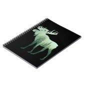 Carnet Élan Cerf Et Forêt Nature (Côté gauche)
