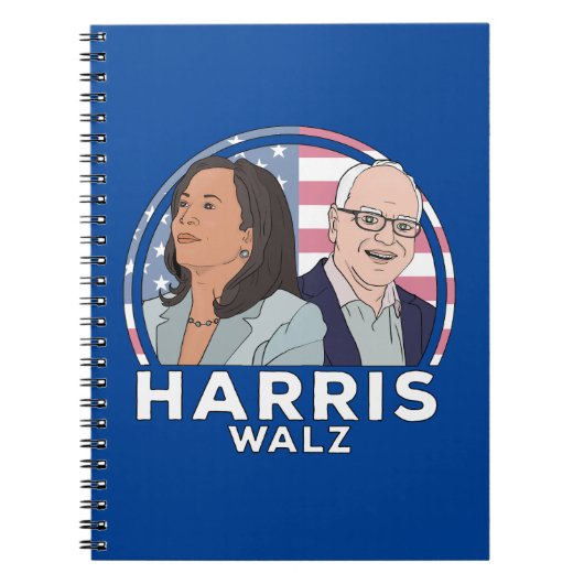 Carnet Élection de Harris Walz (Devant)