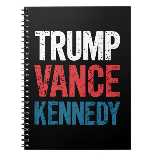 Carnet Élection de Trump Vance Kennedy 2024 (Devant)