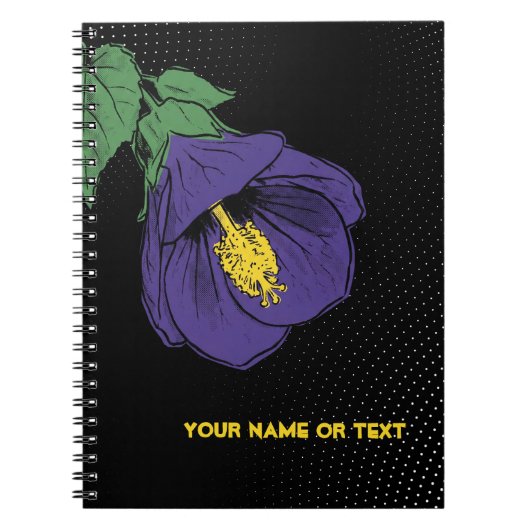 Carnet Electric Abutilon 'Violetta': The Impostor's (Devant)
