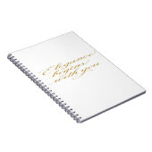 Carnet Elegance Begins With You – Spiral Photo Notebook (Côté Droit)