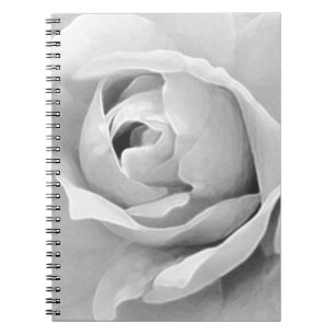 Carnet Élégance de la Rose blanche