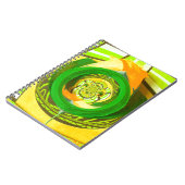 Carnet Elégance d'or : Beau art rose jaune africain (Côté gauche)