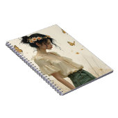 Carnet Élégance douce dans une danse papillon (Côté Droit)