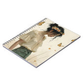 Carnet Élégance douce dans une danse papillon (Côté gauche)