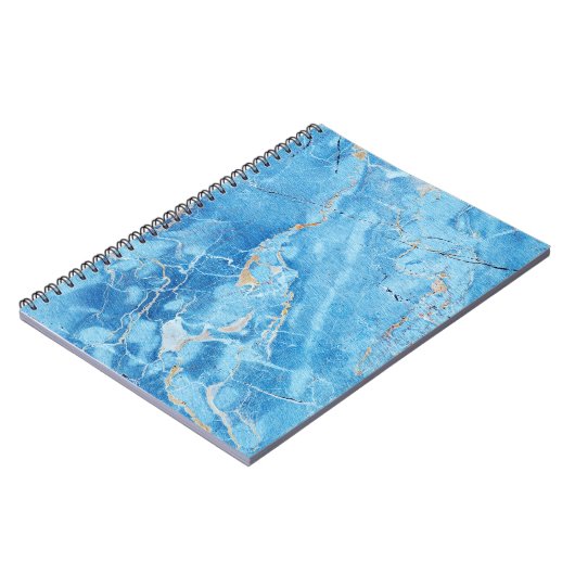 Carnet Élégance du marbre : Surface texturée naturelle. (Côté gauche)