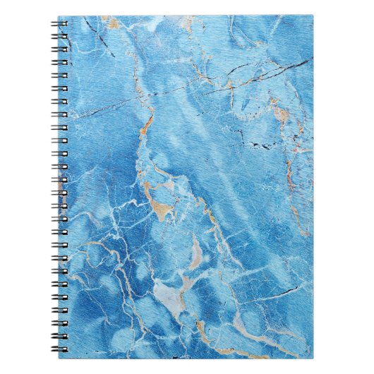 Carnet Élégance du marbre : Surface texturée naturelle. (Devant)