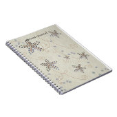 Carnet Élégance étoile de mer Plage Sequins Étincelle (Côté Droit)